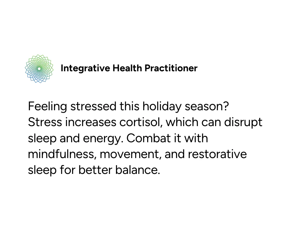 Manage Holiday Stress with Simple Solutions