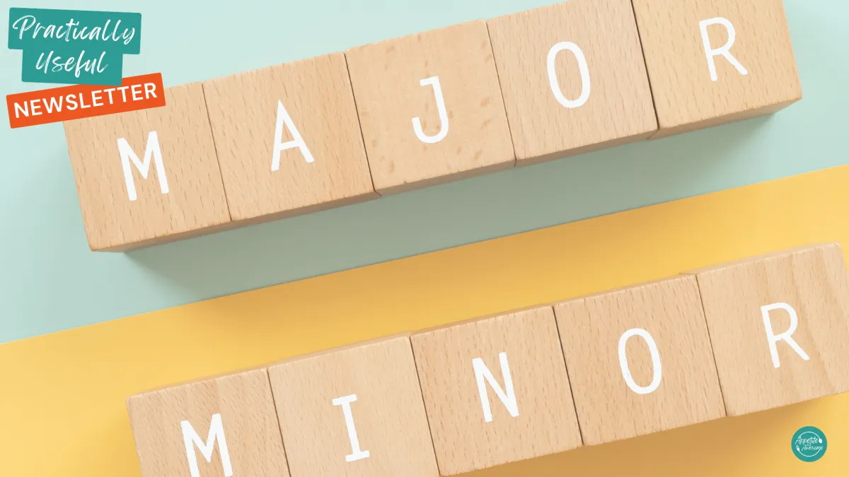 Are you majoring in the minors?