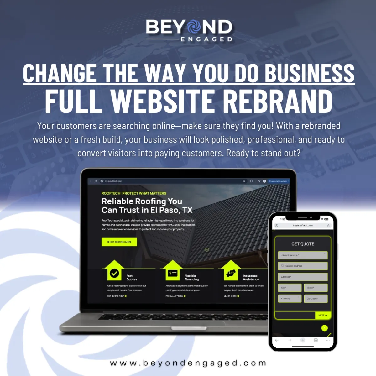 A Streamlined Digital Presence: How RoofTech Roofing & Coatings Rebranded for Success