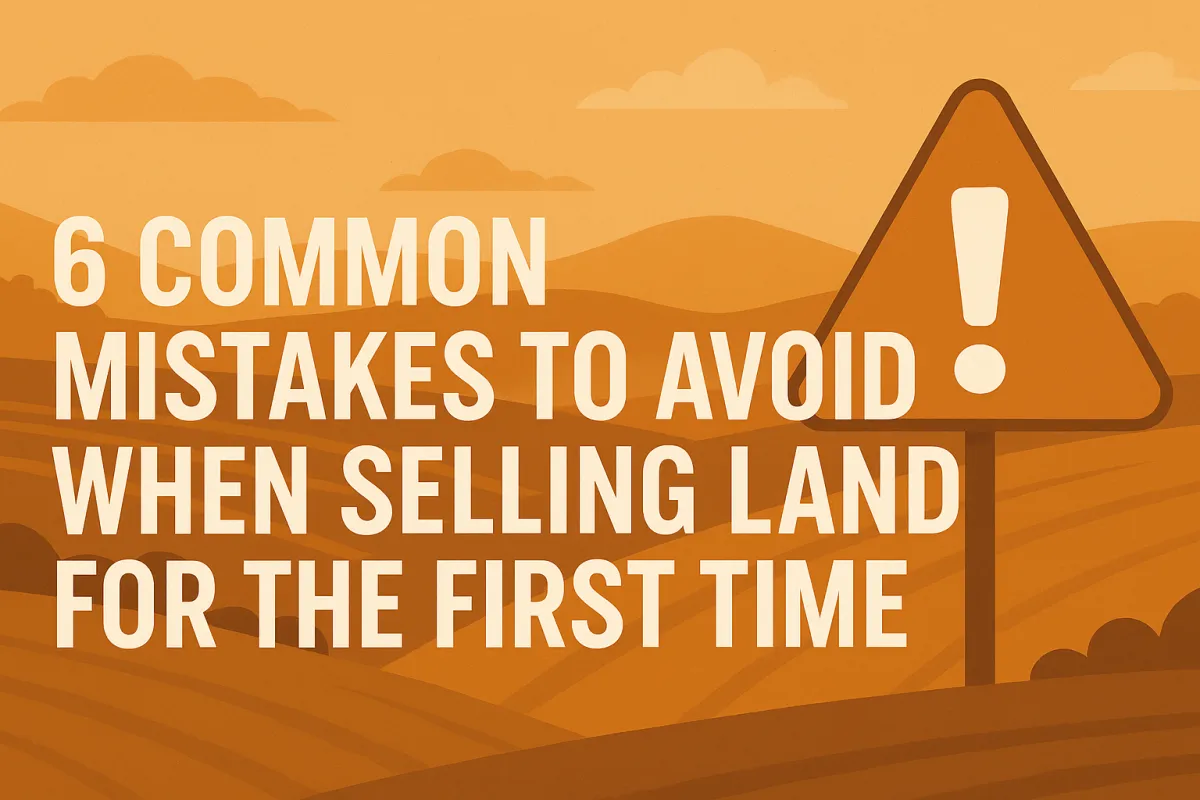 6 Common Mistakes First-Time Land Sellers Make (and How to Avoid Them)