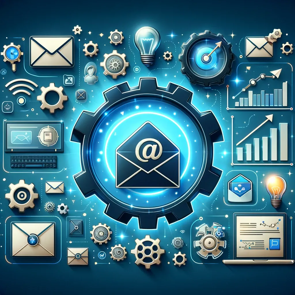 Depicting automated email marketing as a pivotal strategy for engaging audiences and integrating into business processes for effective engagement.