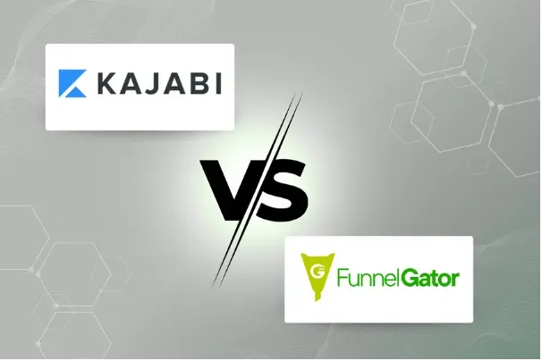 Kajabi vs Funnel Gator comparison cover image