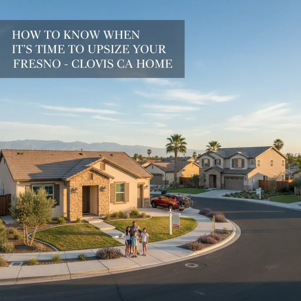 How to Know When It's Time to Upsize Your Fresno - Clovis CA area Home