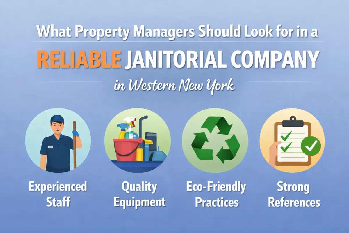 What Property Managers Should Look for in a Reliable Janitorial Company in Western New York