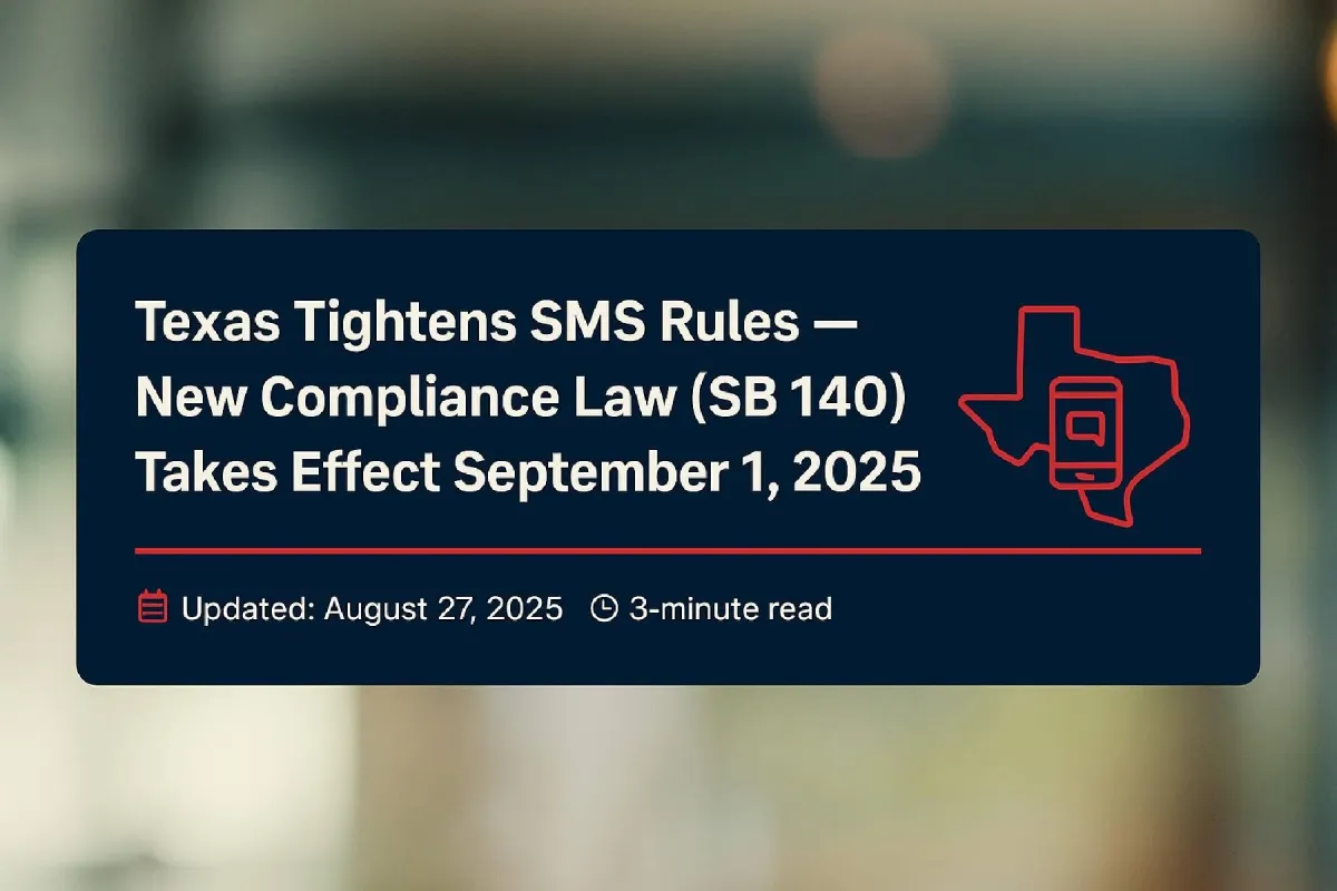 Texas SMS Marketing Laws