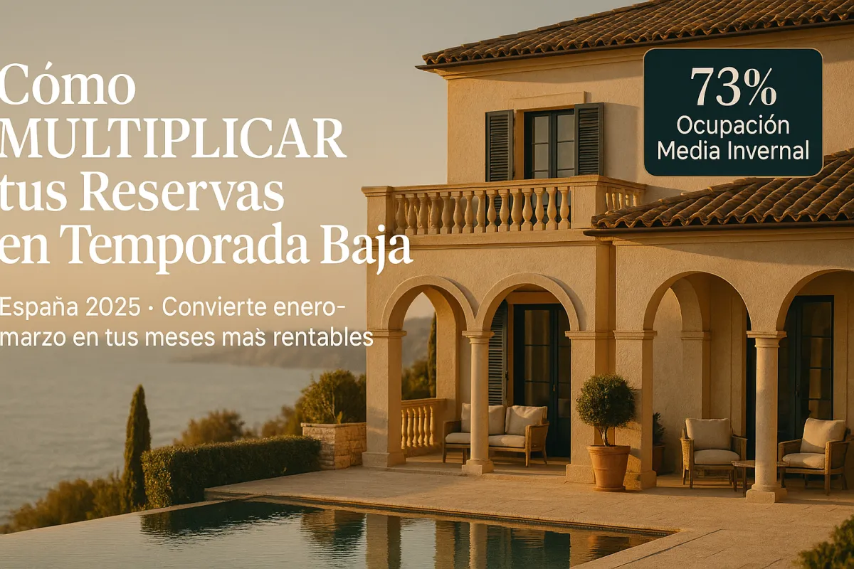 Temporada Baja = Temporada DORADA: Cómo 4.2M Huéspedes Buscan Tu Propiedad (Y Tú No Lo Sabías)