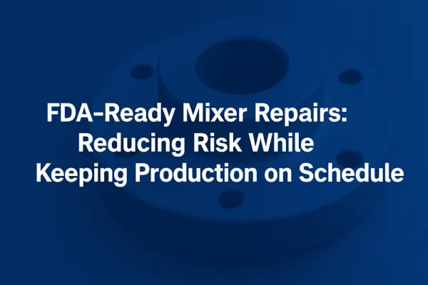 FDA-Ready Mixer Repairs: Reducing Risk While Keeping Production on Schedule