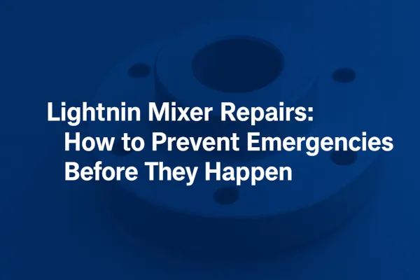 Lightnin Mixer Repairs: How to Prevent Emergencies Before They Happen