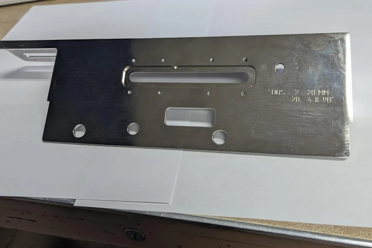 316ss Gassing Nozzle Rack for a Bausch and Strobel Filling Machine