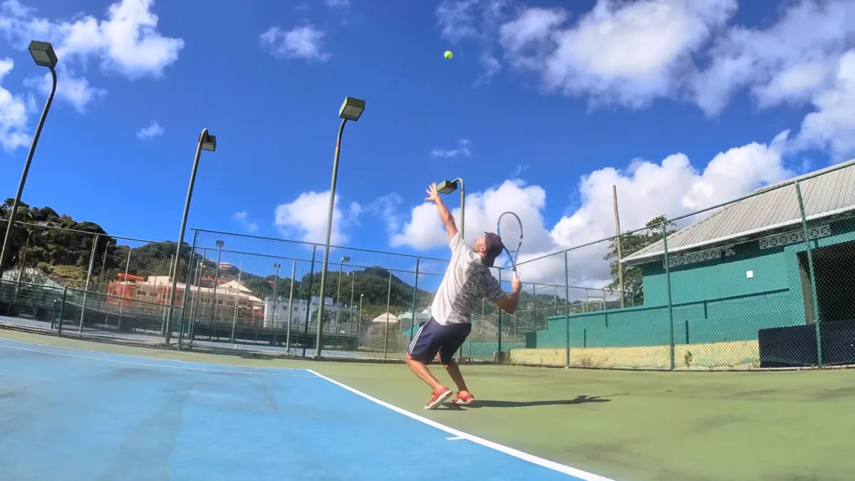 Tennis serve