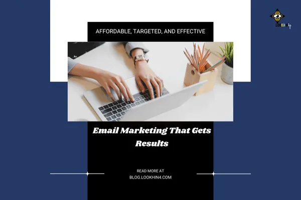 Person working on a laptop showing email marketing analytics dashboard