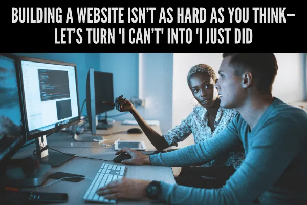 Step-by-step guide for building your first website.