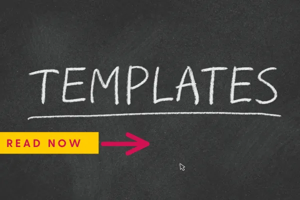 how to create a web page template