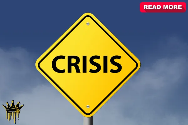 Sign Showing Crisis Communication Plan for Local Businesses