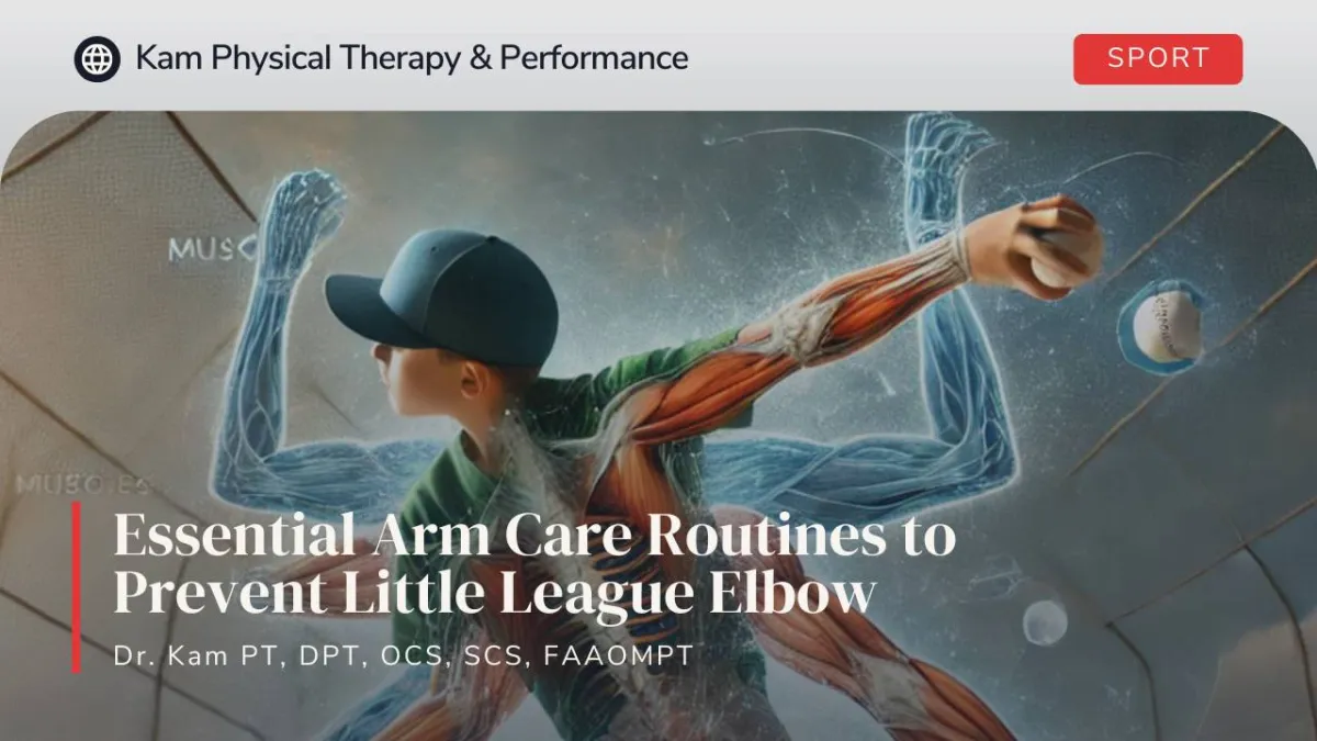 Essential Arm Care Routines to Prevent Little League Elbow
