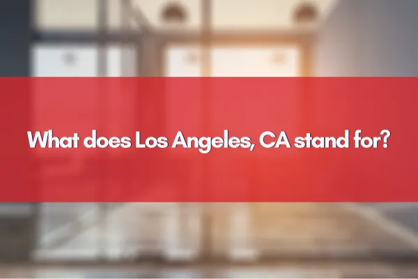 Historic map and colorful imagery representing the origin of Los Angeles, CA