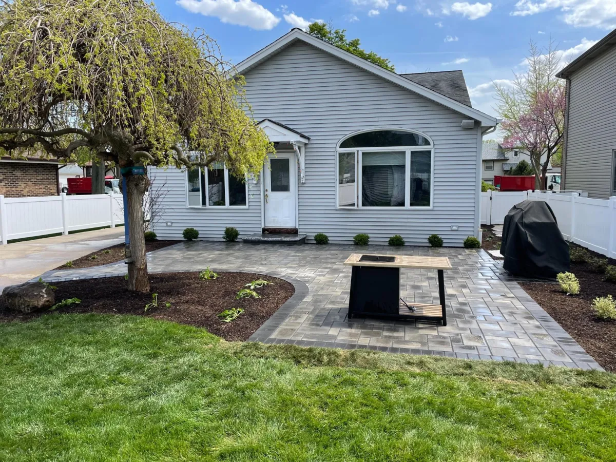 backyard landscape design Elmhurst IL
