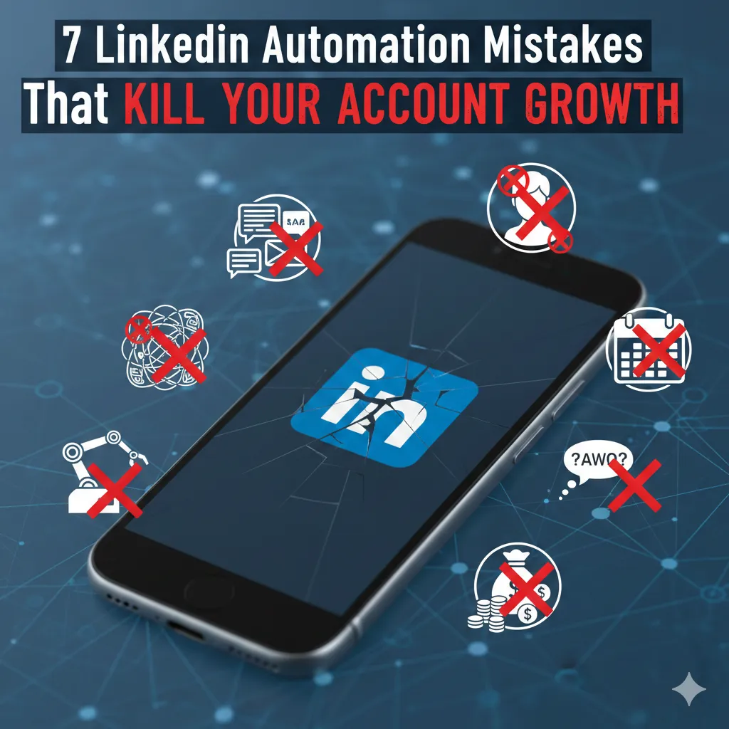 7 LinkedIn Automation Mistakes That Kill Your Account Growth