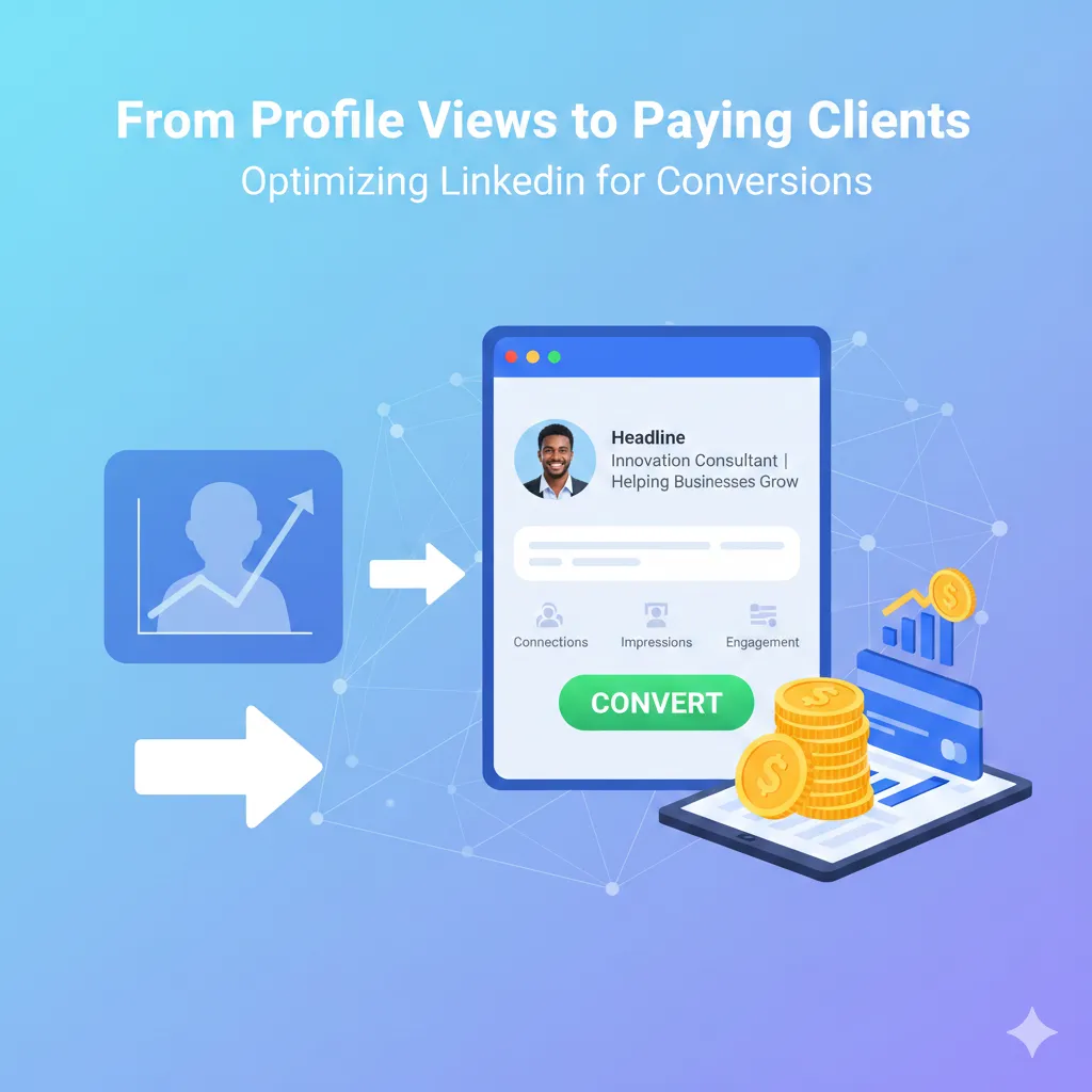 From Profile Views to Paying Clients: Optimizing LinkedIn for Conversions