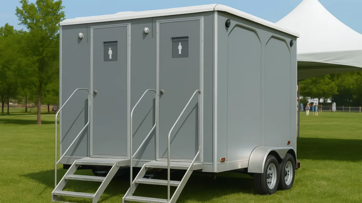 Portable Restroom Trailer Rental for Events