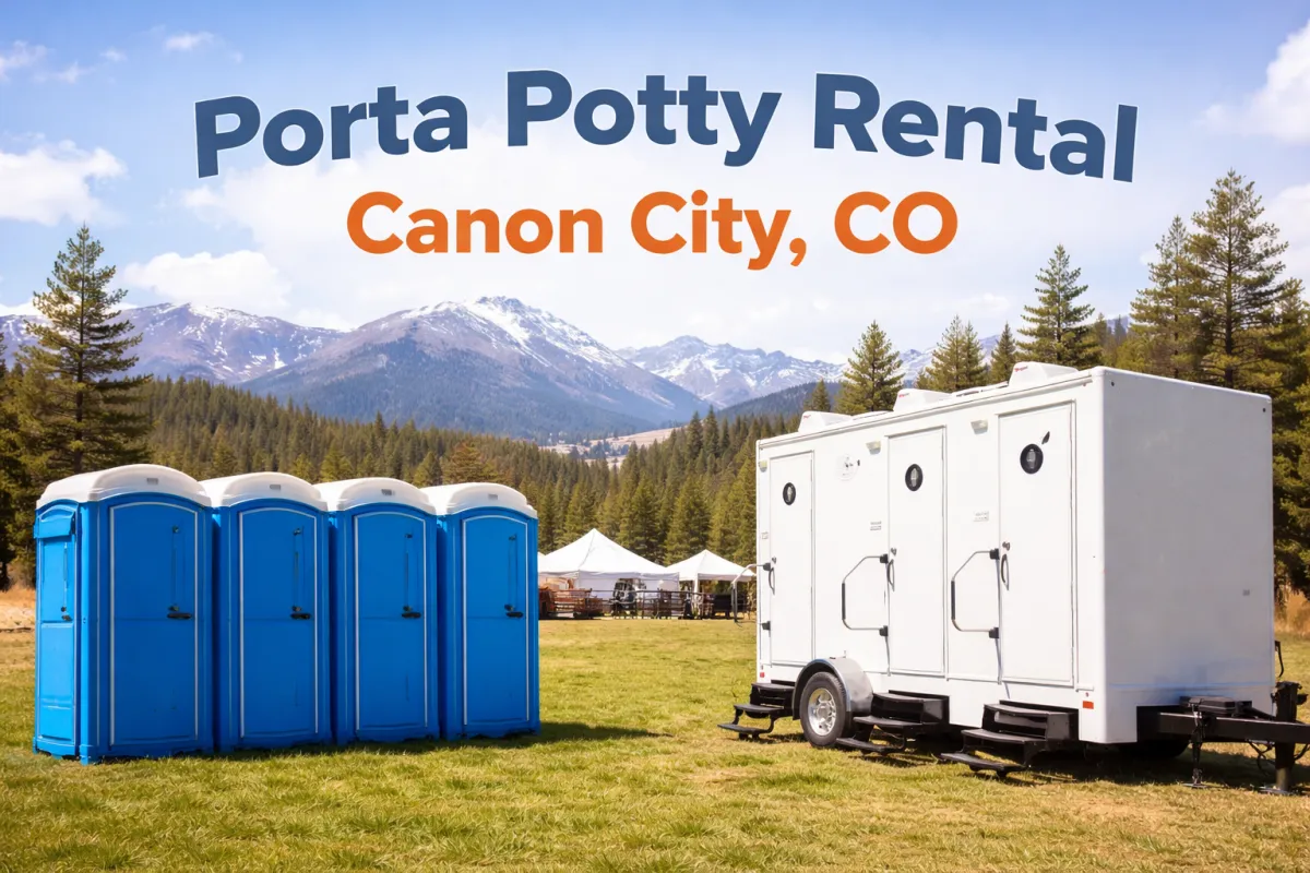 Porta Potty Rental in Canon City | Events, Construction & Restroom Trailers