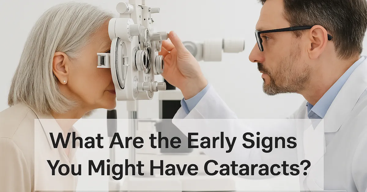 What Are the Early Signs You Might Have Cataracts?