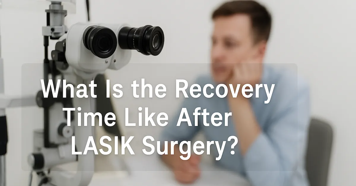 What Is the Recovery Time Like After LASIK Surgery?