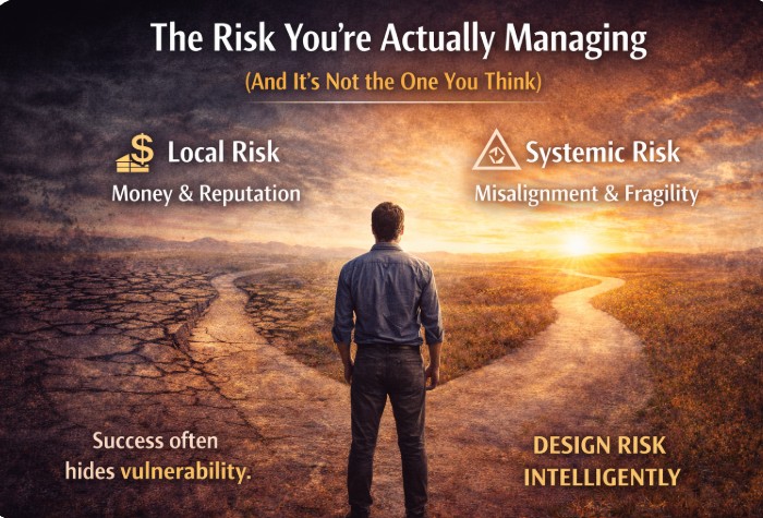 The Risk You’re Actually Managing  (And It’s Not the One You Think)