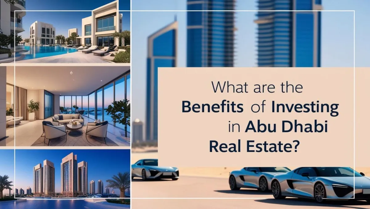 What are the benefits of investing in Abu Dhabi real estate?