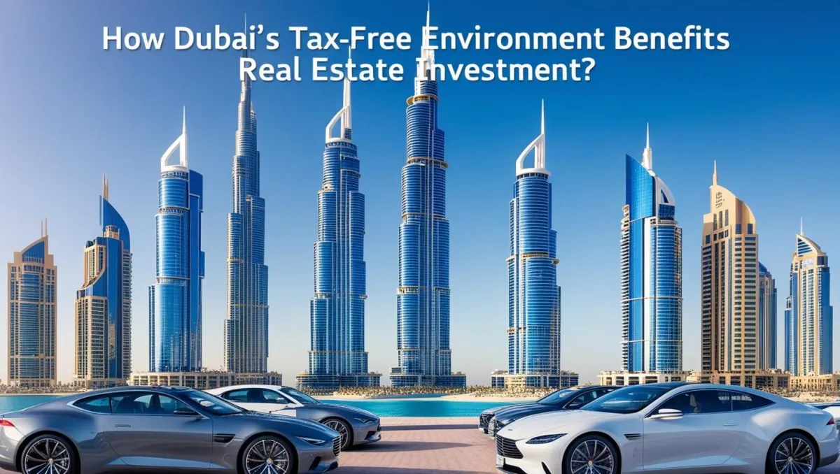 How Dubai’s Tax-Free Environment Benefits Real Estate Investment?