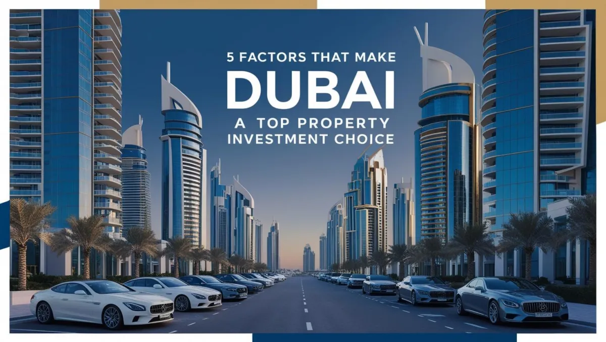 5 Factors That Make Dubai a Top Property Investment Choice