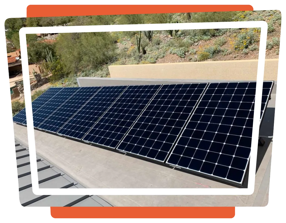 Residential solar panels installed by PGT Home energy solutions