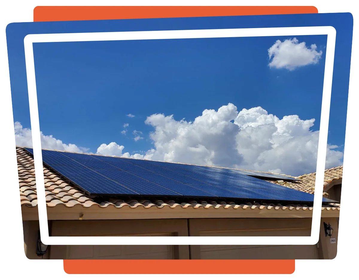 Residential solar panels in Arizona