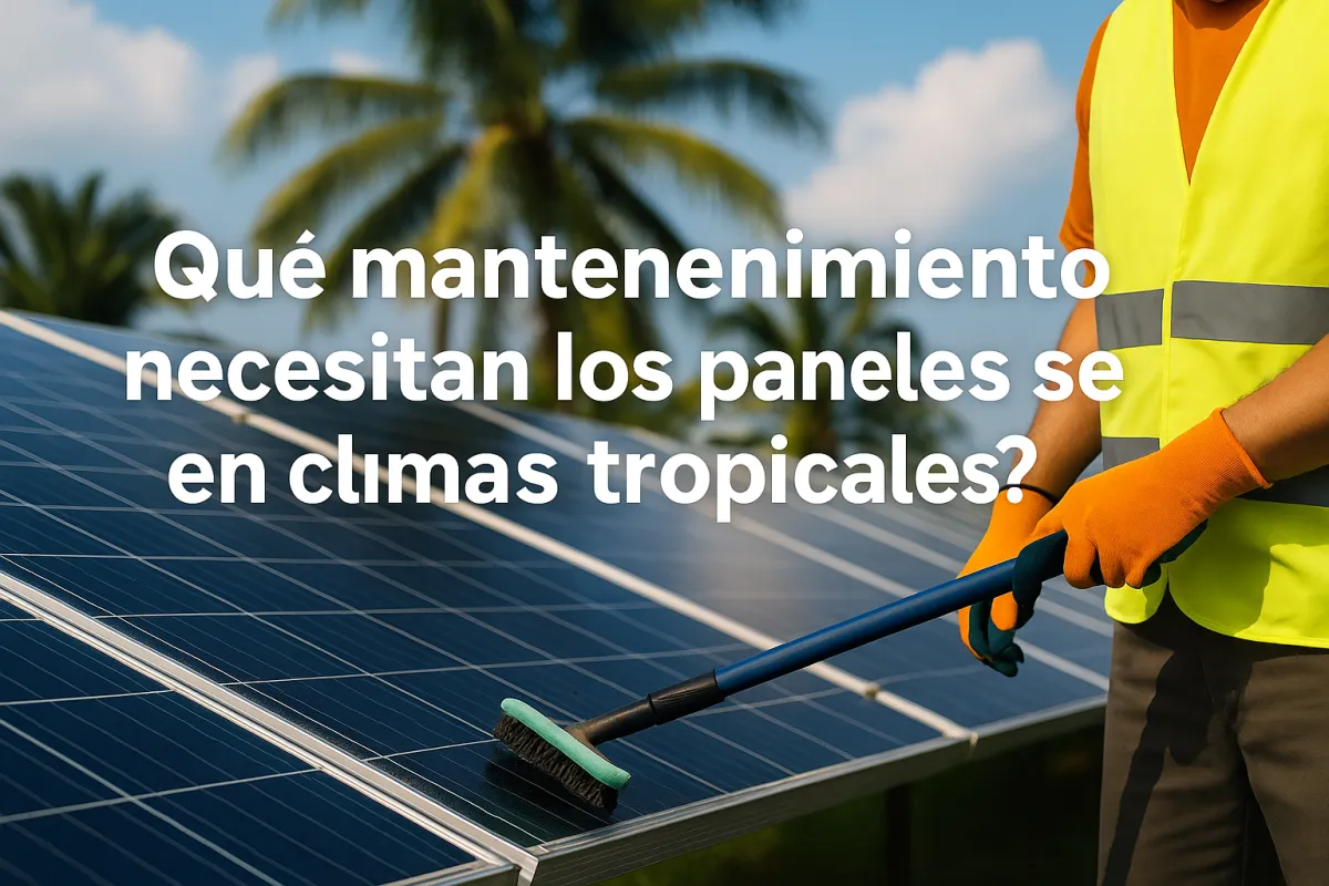 Mantenimiento de Placas Solares en Puerto Rico