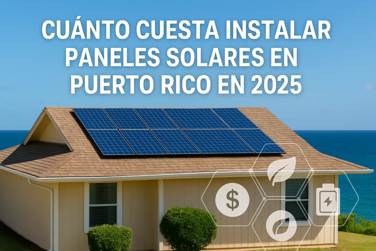Energía Solar - ¿Cuánto Cuesta Instalar Paneles Solares en Puerto Rico en 2025?