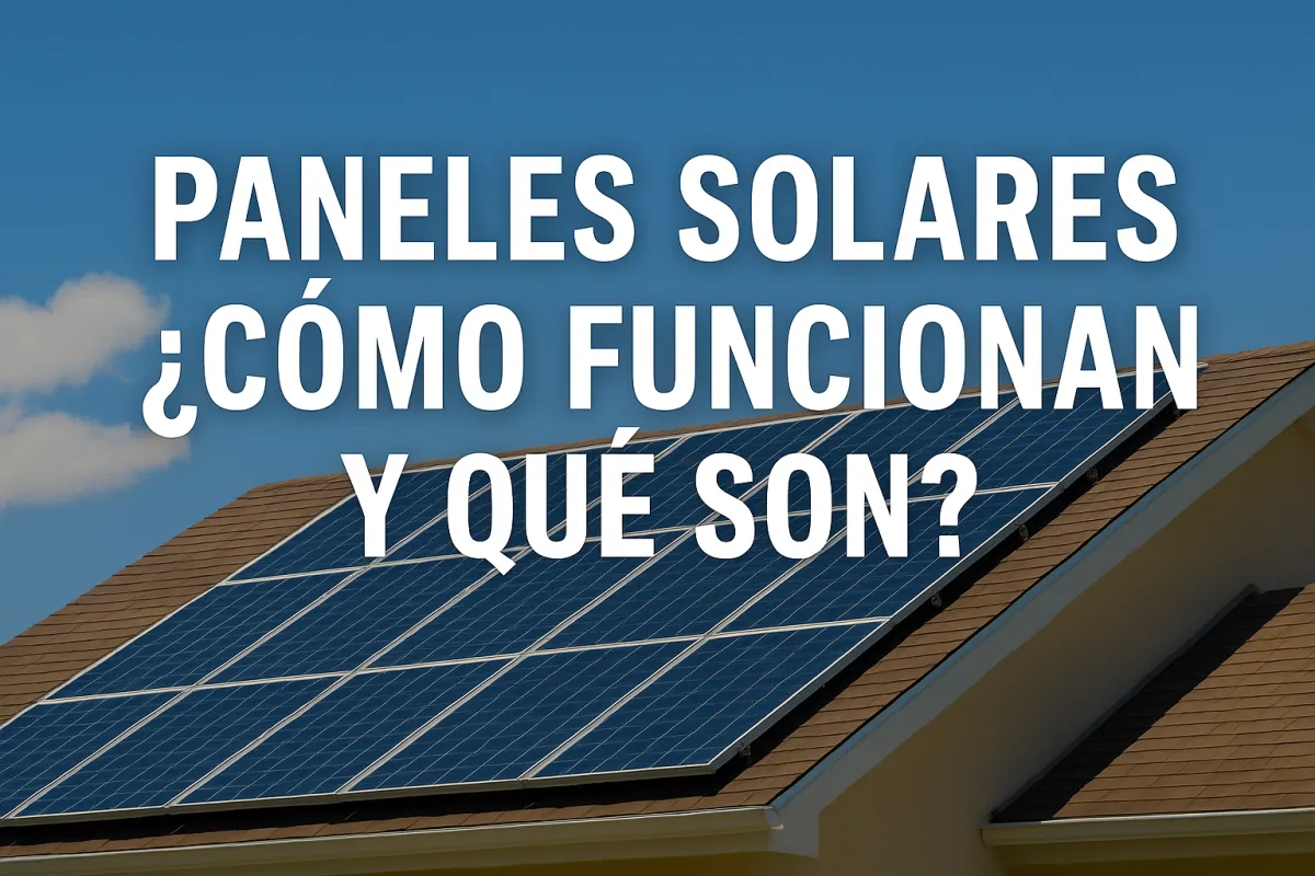 Paneles solares: ¿Cómo funcionan y qué son?