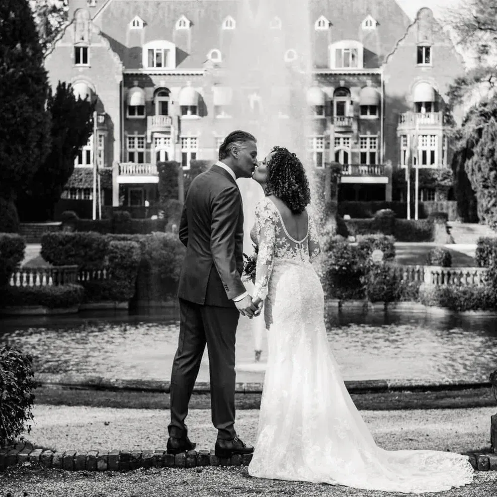 Bridal Couple at Wedding Venue Wen's Wedding Shoots