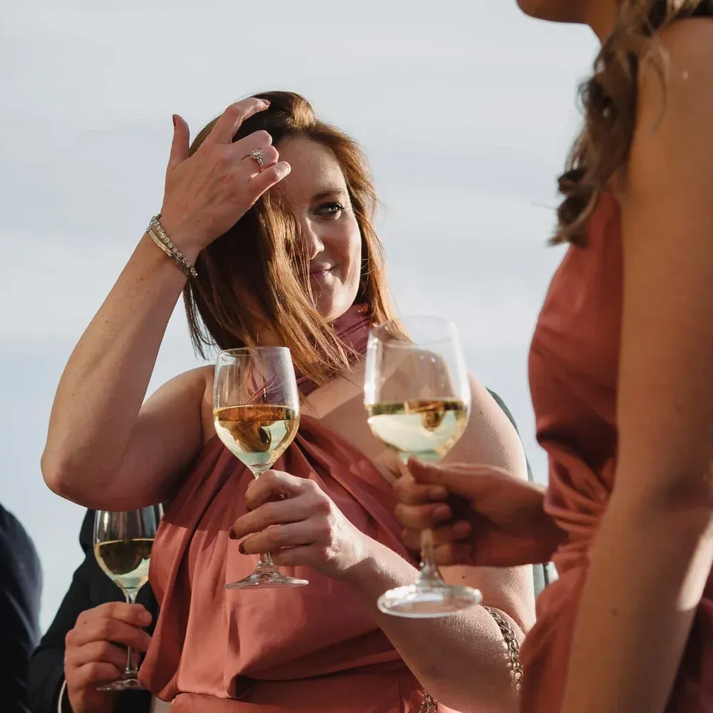 The festive toast by Wen's Wedding Shoots