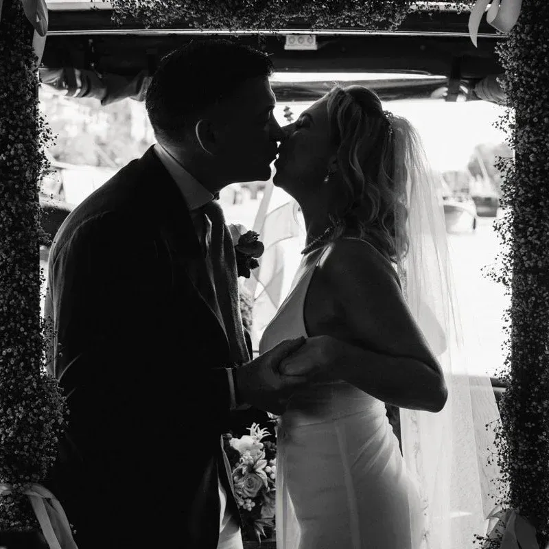 Kiss the bride by Wen's Wedding Shoots