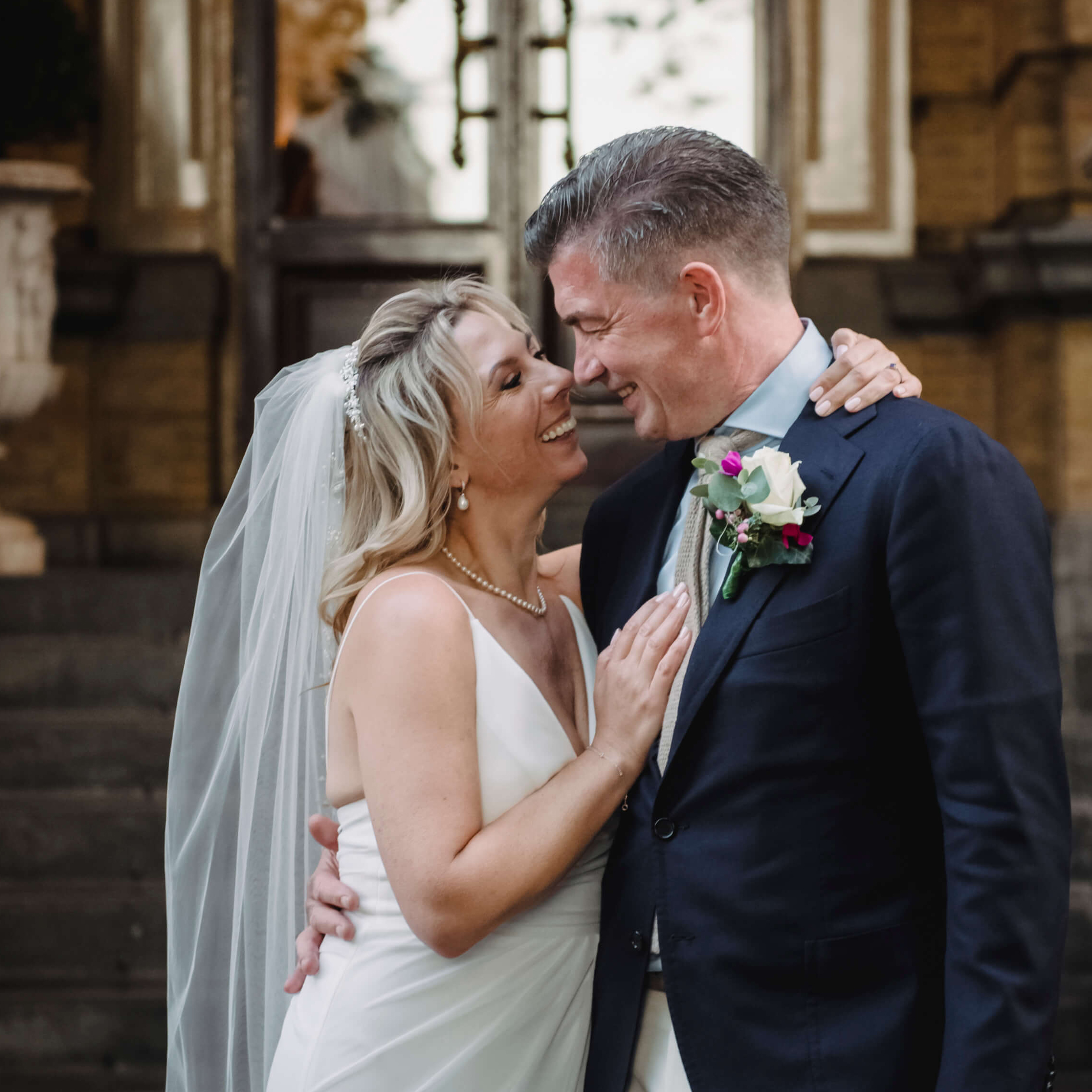 Connection between bride and groom Wen's Wedding Shoots