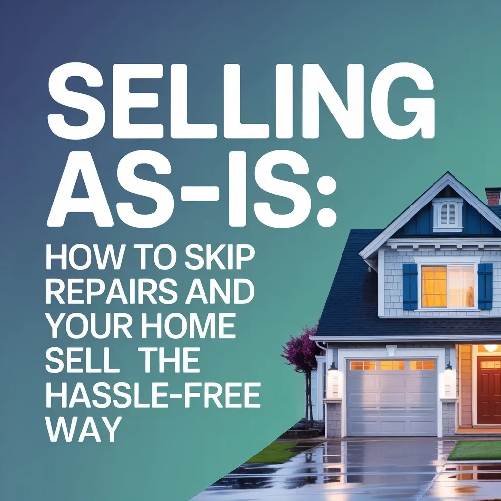 Selling As-Is: How to Skip Repairs and Sell Your Home the Hassle-Free Way