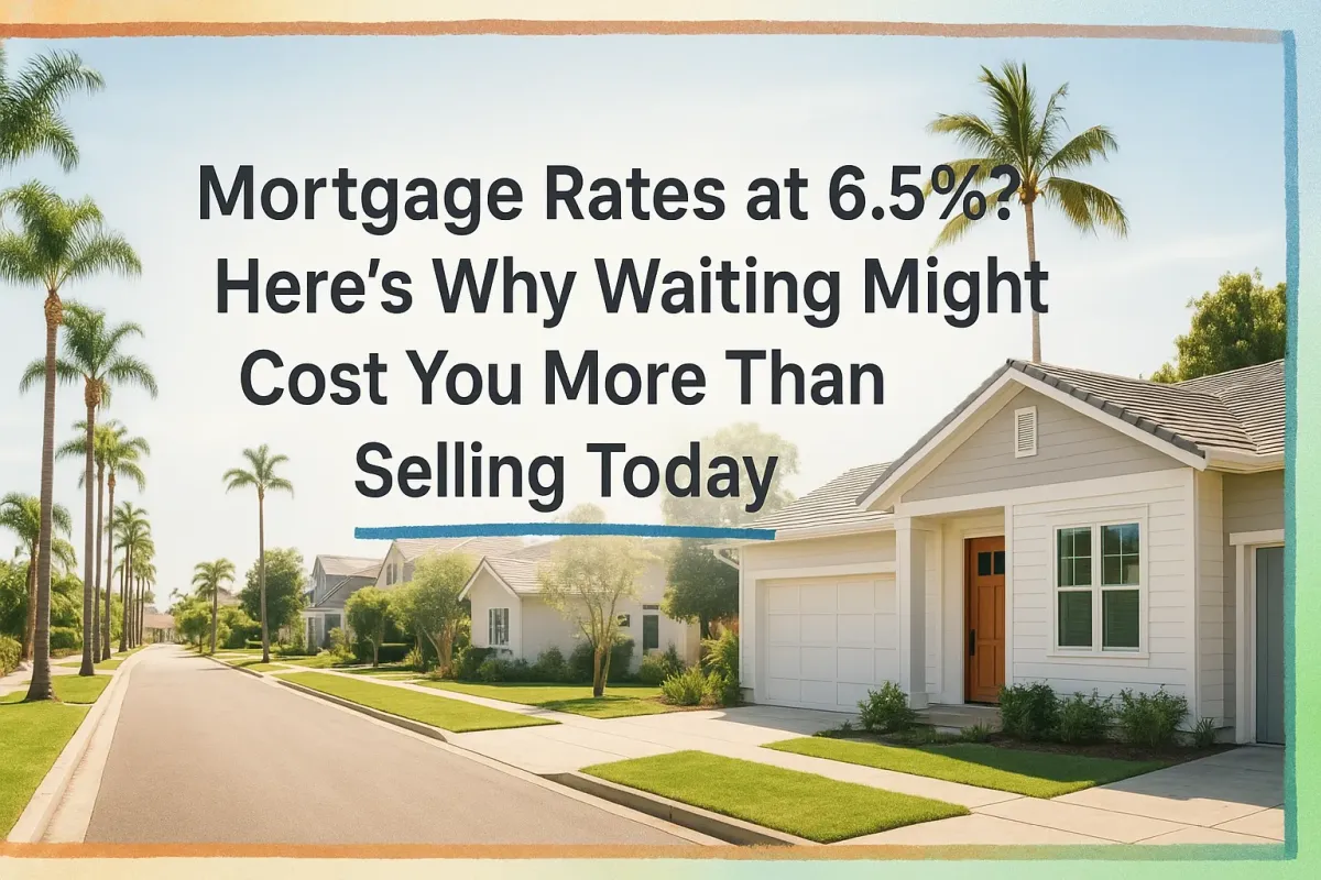 Mortgage Rates at 6.5%? Here's Why Waiting Might Cost You More Than Selling Today
