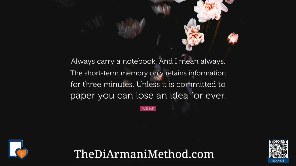 The Three-Minute Rule: Always Carrying a Notebook