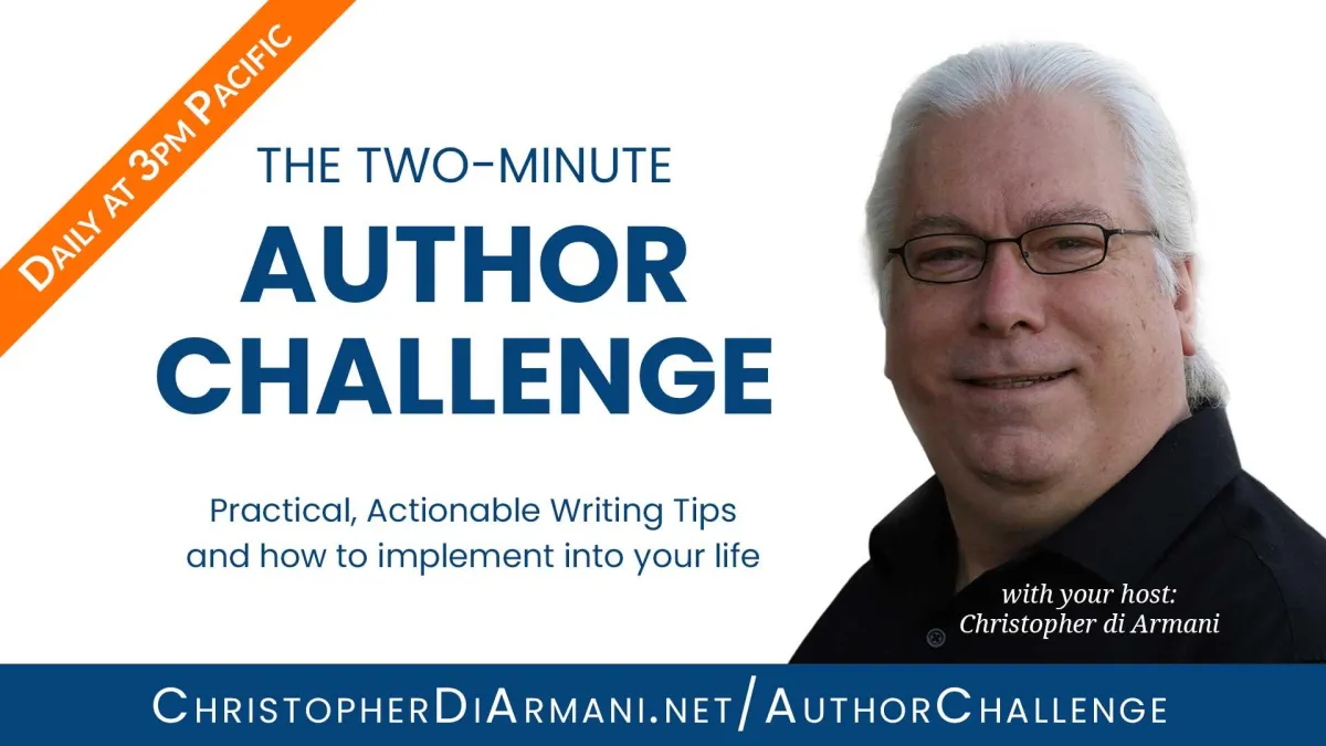 The Two-Minute Author Challenge Starts NOW!