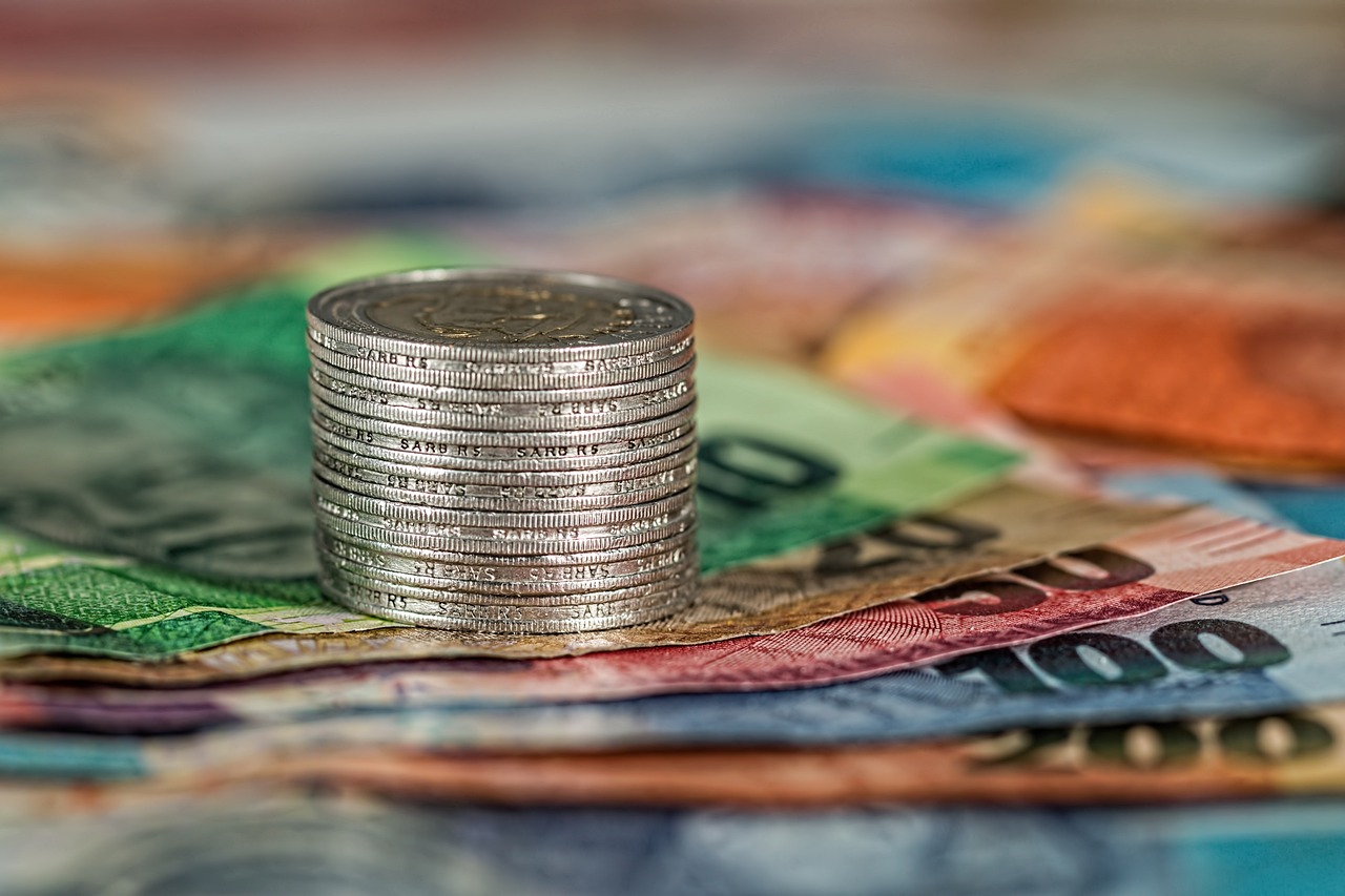 Personal banking setup with financial planning tools