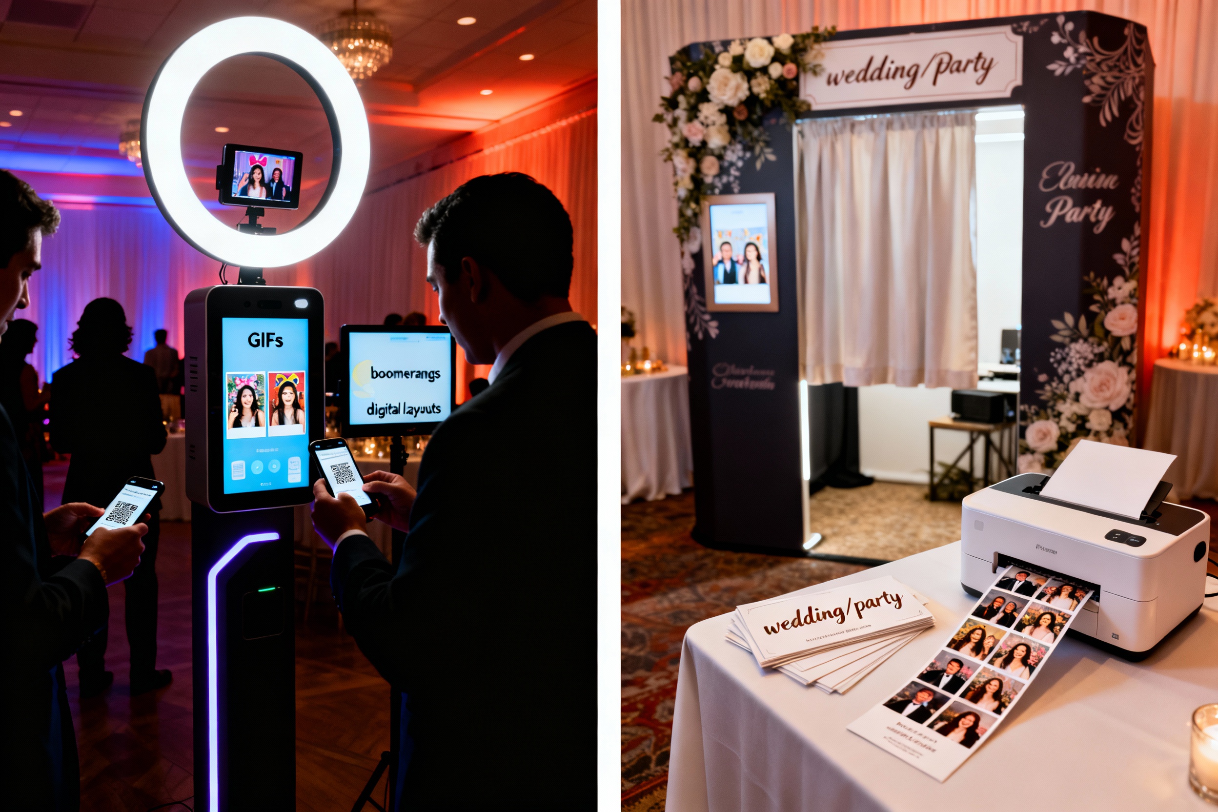 Digital vs. Print Photo Booths: Which Is Right for Your Event? | Hey Honey Booths