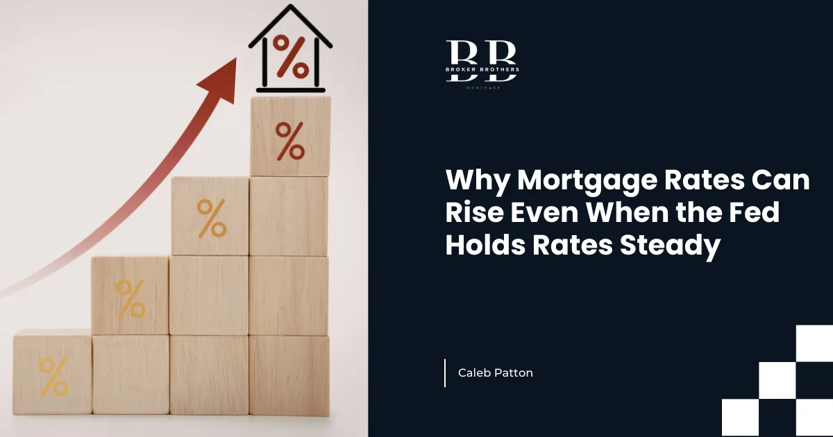 Why Mortgage Rates Can Rise Even When the Fed Holds Rates Steady