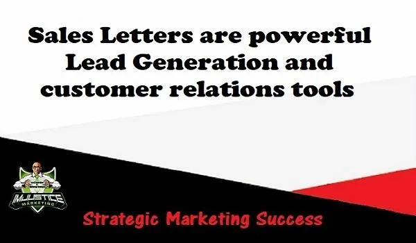 Sales Letters As Lead Generation Tools