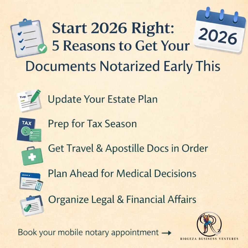 Start 2026 Right: 5 Reasons to Get Your Documents Notarized Early This Year