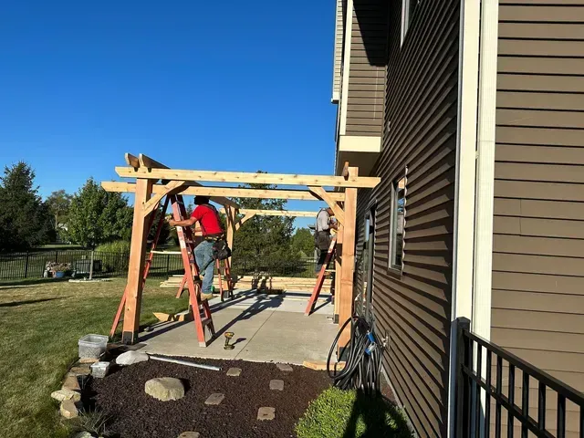 Pergola Addition In Fort Wayne, Indiana